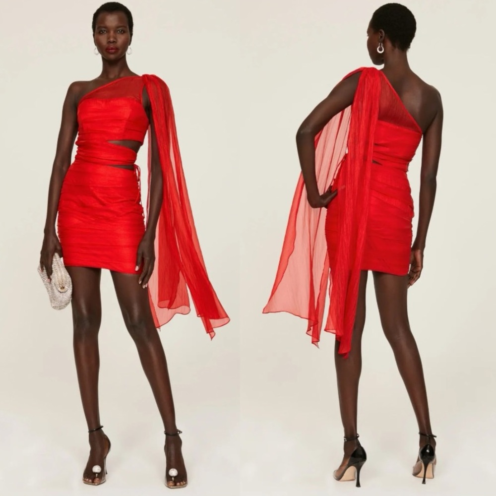 RTR Ashley Park One-Shoulder Dress